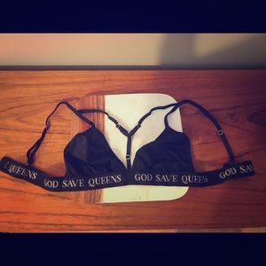GOD SAVE QUEENS THREE PIECE BIKINI SET